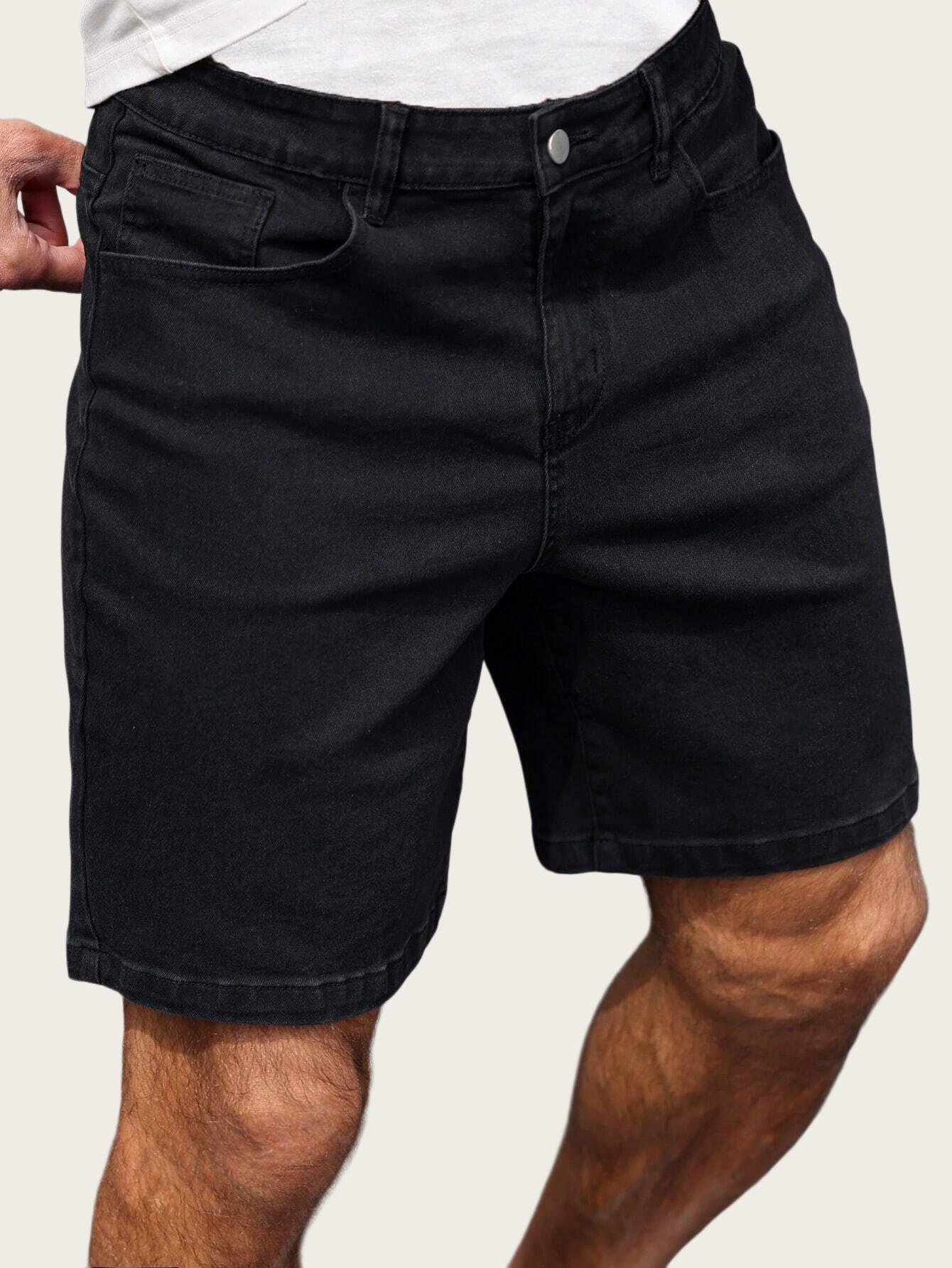 Levis Jeans 501 - 남성용 퓨어 블랙 슬림 스트레이트 데님