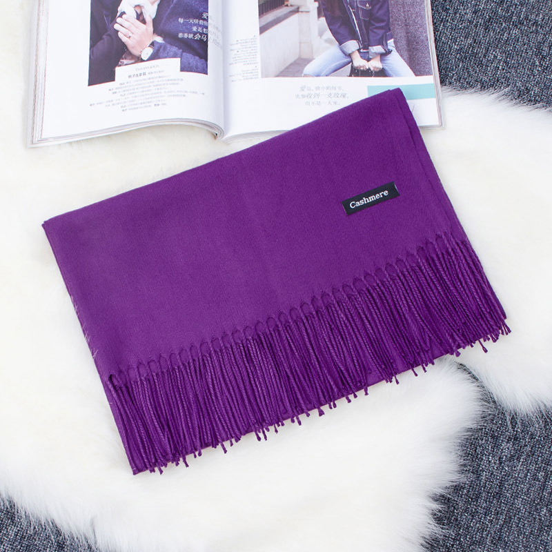 다목적 모조 캐시미어 스카프 닦았 단색 두꺼운 스카프  - Cashmere Pashmina Wrap 리뷰 및 가격